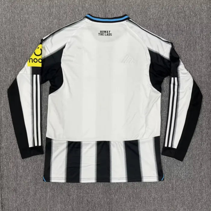 Men’s Long Sleeve Black & White Striped Football Jersey