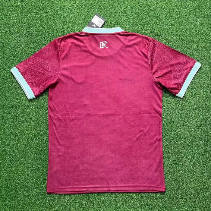 Men’s Claret Home Style Football Jersey 25/26