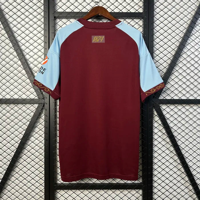 Claret & Sky Blue Matchday Style Men’s Football Jersey