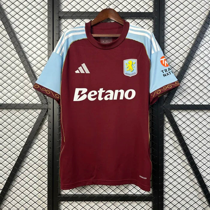 Claret & Sky Blue Matchday Style Men’s Football Jersey
