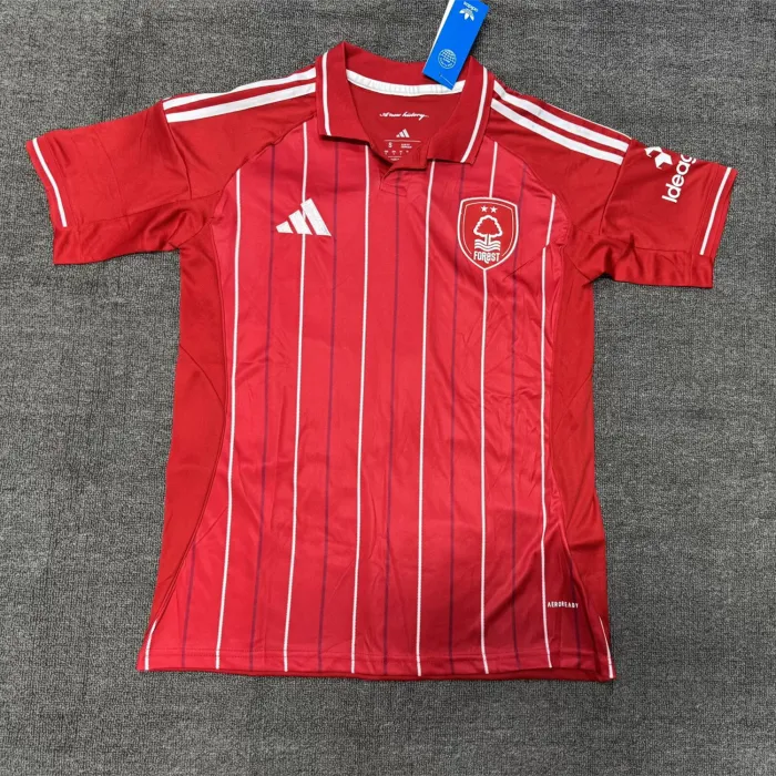 Men’s Red Home Style Football Jersey 25/26