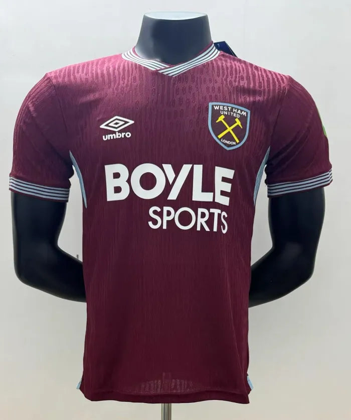 Claret & Blue Replica Style Men’s Football Shirt
