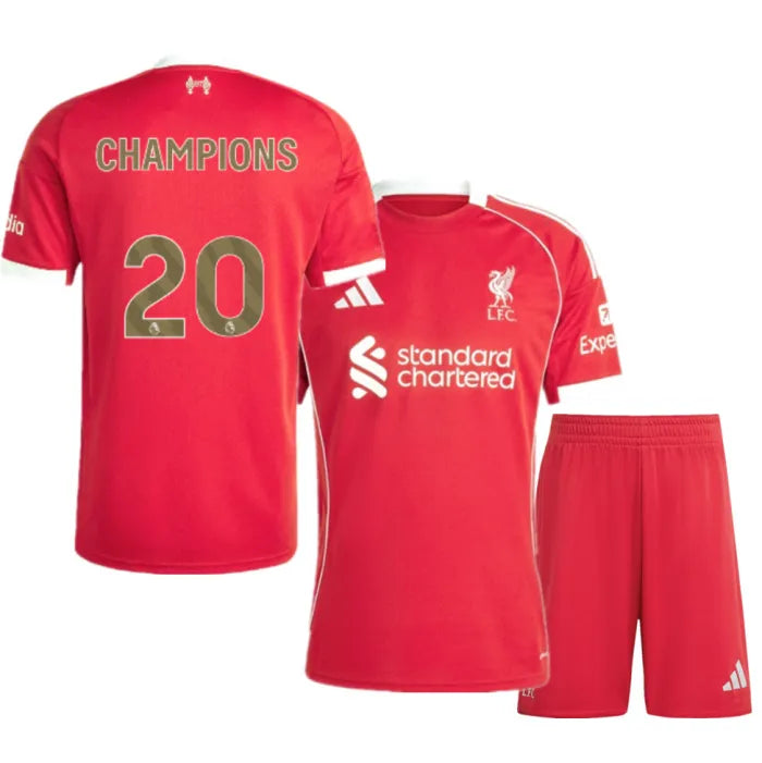 Men’s Red Long Sleeve Football Jersey – Home Style