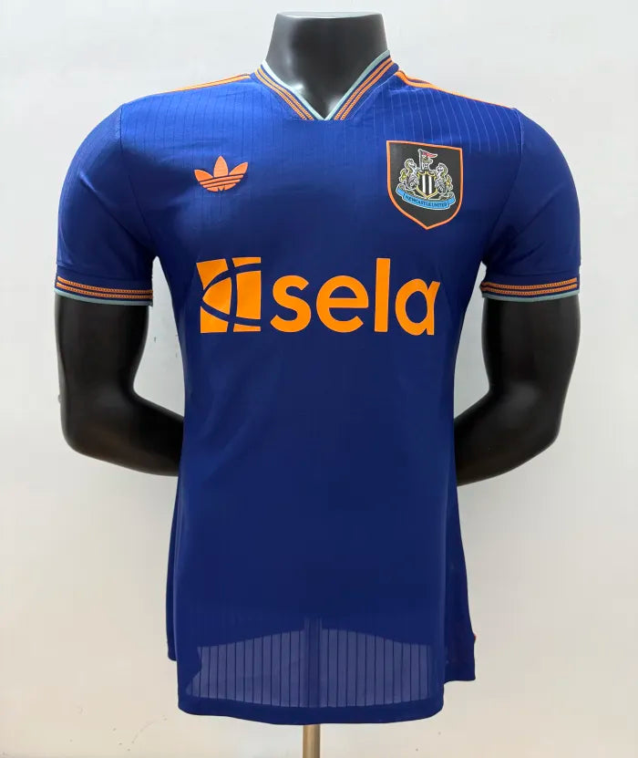 Men’s Blue Striped Soccer Jersey
